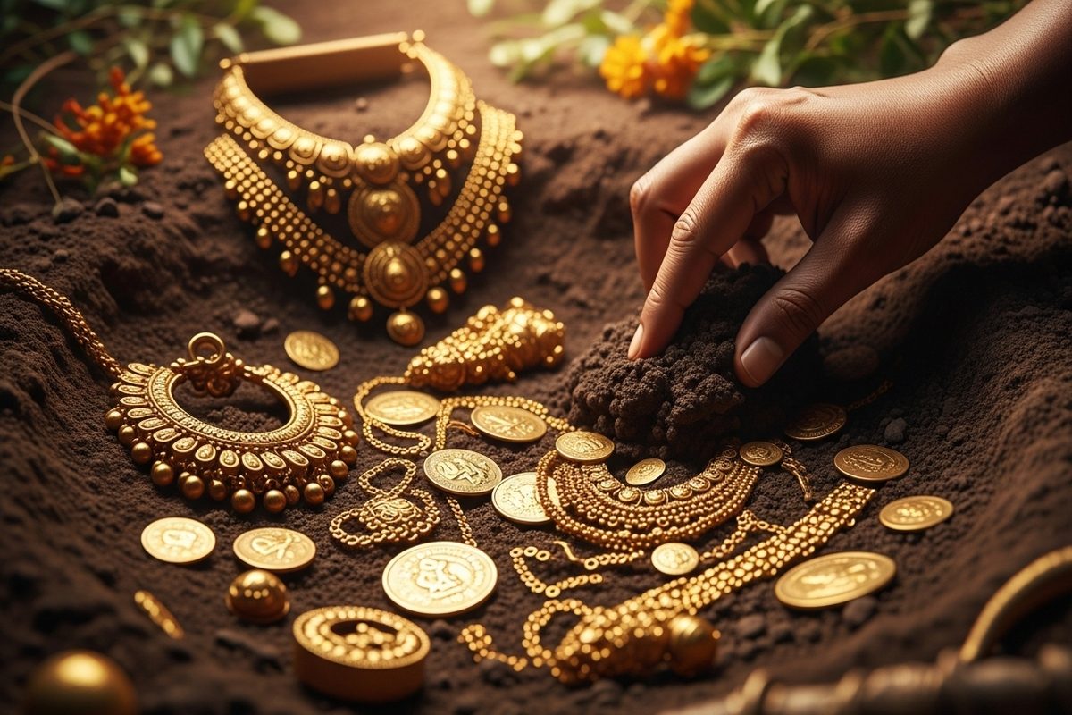 खुदाई के दौरान आई झन-झन की आवाज घर की नींव खोदते ही मिला सोने का ‘जखीरा’ फिर भी रह गया कंगाल!