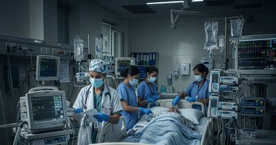 भोपाल एम्‍स में डॉक्‍टर्स ने मरीज को नई जिंदगी दी. 