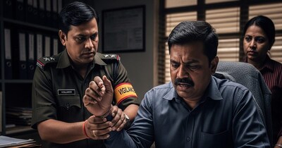 20 हजार रुपए रिश्वत लेते पकड़ा गया.