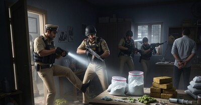 Major Drug Bust: 15 Crore MD Drugs, 91 Cartridges Seized from 'Dilawar Lala's' Factory