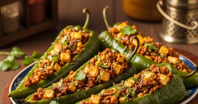 Spice Up Your Meal: Lentil-Stuffed Chilies Recipe Revealed!