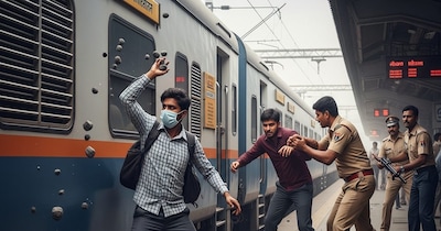 पत्‍थबाजी की घटनाओं में शामिल लोगों पर रेलवे हुआ सख्‍त, गिरफ्तारी हुई.