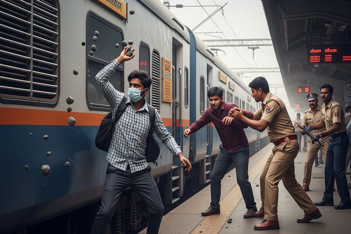 ट्रेनों पर पत्‍थर फेंकने वाले सबसे अधिक कहां के बिहार-बंगाल वाले नहीं हैं टॉप पत्थरबाज नाम सुन चौंक जाएंगे