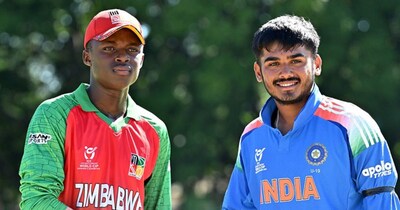 भारत- जिम्बाब्वे के बीच आईसीसी अंडर 19 वर्ल्ड कप का सुपर 6 मुकाबला