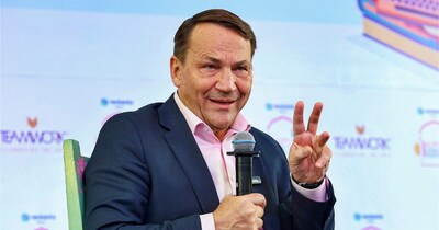 India-Poland Relation: पोलैंड के डिप्‍टी पीएम और विदेश मंत्री रोदोस्‍लाव सिकोरस्की ने सोमवार 19 जनवरी 2026 को एस. जयशंकर से मुलाकात की. (फोटो: PTI)