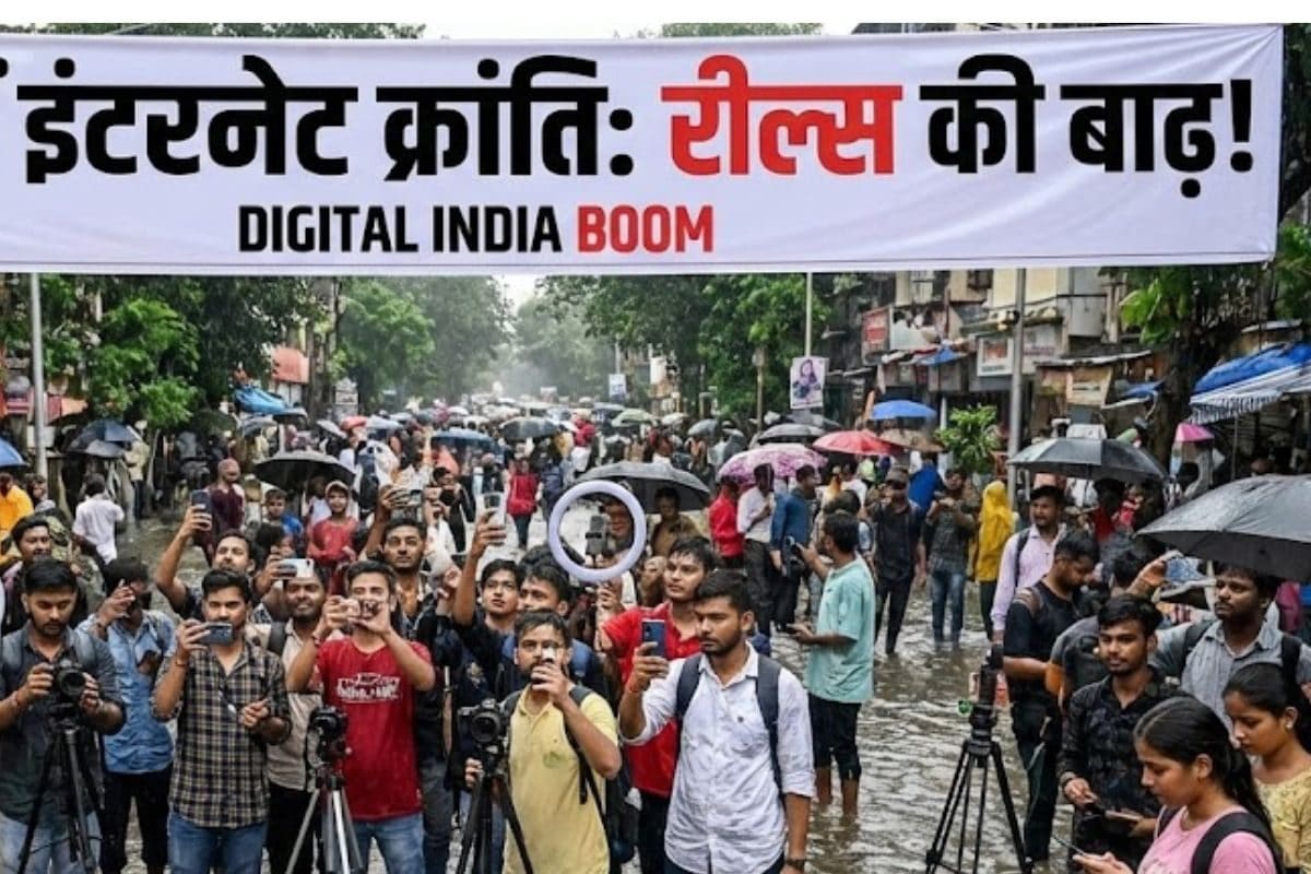 पूरे यूरोप और अमेरिका से भी ज्‍यादा लोग भारत में चलाते हैं इंटरनेट इसमें आधे से ज्‍यादा लोग ग्रामीण इलाकों से