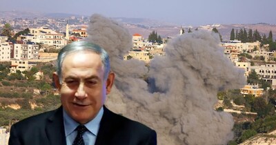 लेबनान पर इजरायल ने बरसाए बम. 