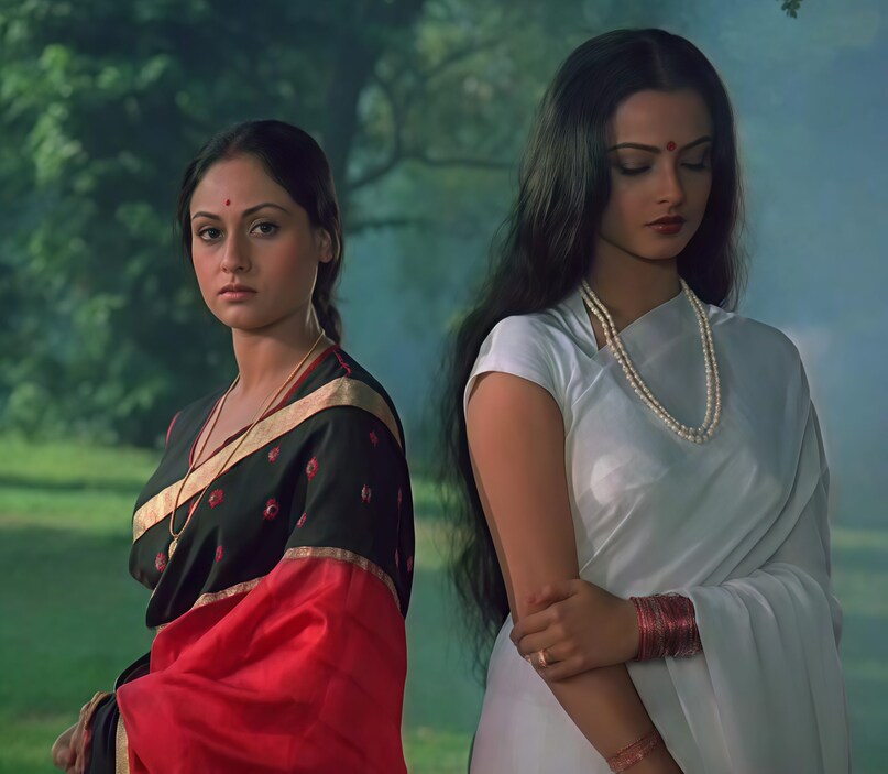 Rekha, jaya Bachchan, Amitabh Bachchan, Shobhaa De on Rekha, Rekha movies, Rekha love story, Rekha struggle, Rekha love life Rekha, jaya Bachchan, Amitabh Bachchan, Shobhaa De on Rekha, Rekha movies, Rekha love story, Rekha struggle, Rekha love life