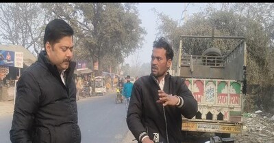 रॉन्ग ड्राइविंग के खिलाफ कन्नौज में अभियान.