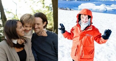 बच्चे ने सातों कॉन्टिनेंट्स देख लिए हैं. (फोटो: Instagram/jordilippe)