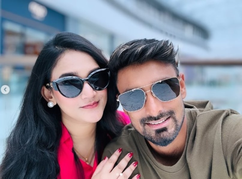 Litton das, Litton das wife, debosri sonchita devotee, debosri sonchita, debosri sonchita farmer, debosri sonchita agriculture, debosri sonchita beauty, debosri sonchita litton das love story, Litton das wife shree krishna devotee, Litton das t20 world cup captain, Litton das bangladesh t20 world cup captain, लिटन दास, देबोश्री सोंचिता, लिटन दास बांग्लादेश टी20 वर्ल्ड कप कप्तान 