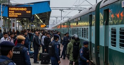 Bomb Threat on Kalindri Express Causes Panic at Farrukhabad Station; One Detained