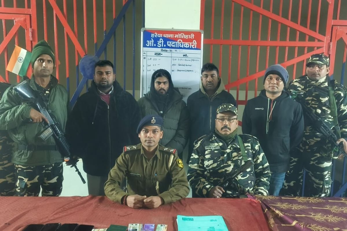 भारत-नेपाल बॉर्डर पर साजिश का पर्दाफाश देसी जासूस और 3 बांग्लादेशी गिरफ्तार