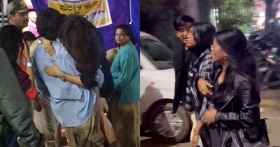 न्यू ईयर पार्टी के मौके पर कुछ ऐसा था लड़के-लड़कियों का हाल. (फोटो: Instagram/@amanirs_colourful_journeys, @rich_gurgaon)