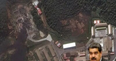 निकोलस मादुरो की गिरफ्तारी के बाद सैटेलाइट तस्वीरों में दिखा अमेरिकी हमले का असर.