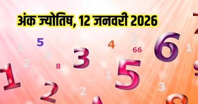 दैनिक अंक ज्योतिष - 12 January 2026