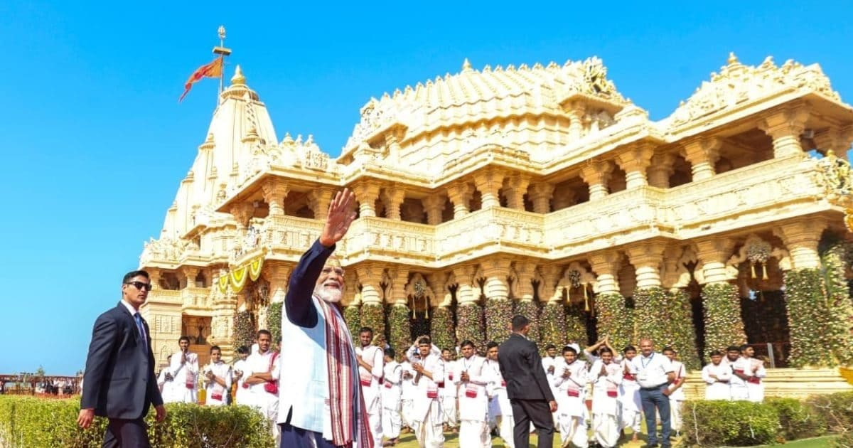 तलवारों की जगह दूसरे तरीकों से भारत के खिलाफ हो रहे षड्यंत्र, सोमनाथ स्वाभिमान पर्व में बोले पीएम मोदी