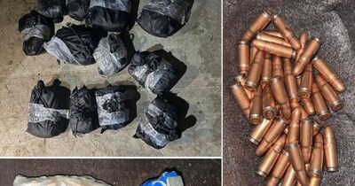 अमृतसर में ड्रोन से 40 किलो हेरोइन और ग्रेनेड बरामद, वहीं पंजाब-हरियाणा सचिवालय को बम धमकी.