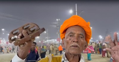 श्रद्धालु रामदीन का वायरल वीडियो.