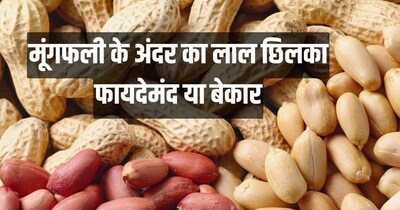 मूंगफली को लाल छिलके के साथ खाने के फायदे 