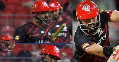 बिग बैश लीग में पाकिस्तान के पूर्व कप्तान रिजवान को बीच मैच में बाहर बुलाया गया 