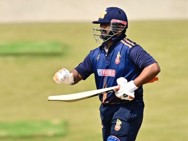 ऋषभ पंत की नाबाद अर्धशतकीय पारी और हर्षित राणा के 'चौके' से दिल्ली को मिली जीत