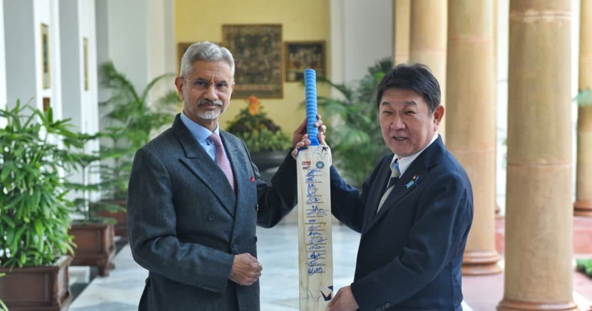 'उम्मीद है एक दिन हम पिच पर मिलेंगे' जापानी विदेश मंत्री से जयशंकर की गुगली, कूटनीति में आया क्रिकेट का तड़का