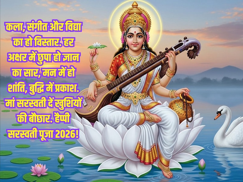 Saraswati Puja 2026 Wishes Saraswati Puja 2026 Wishes