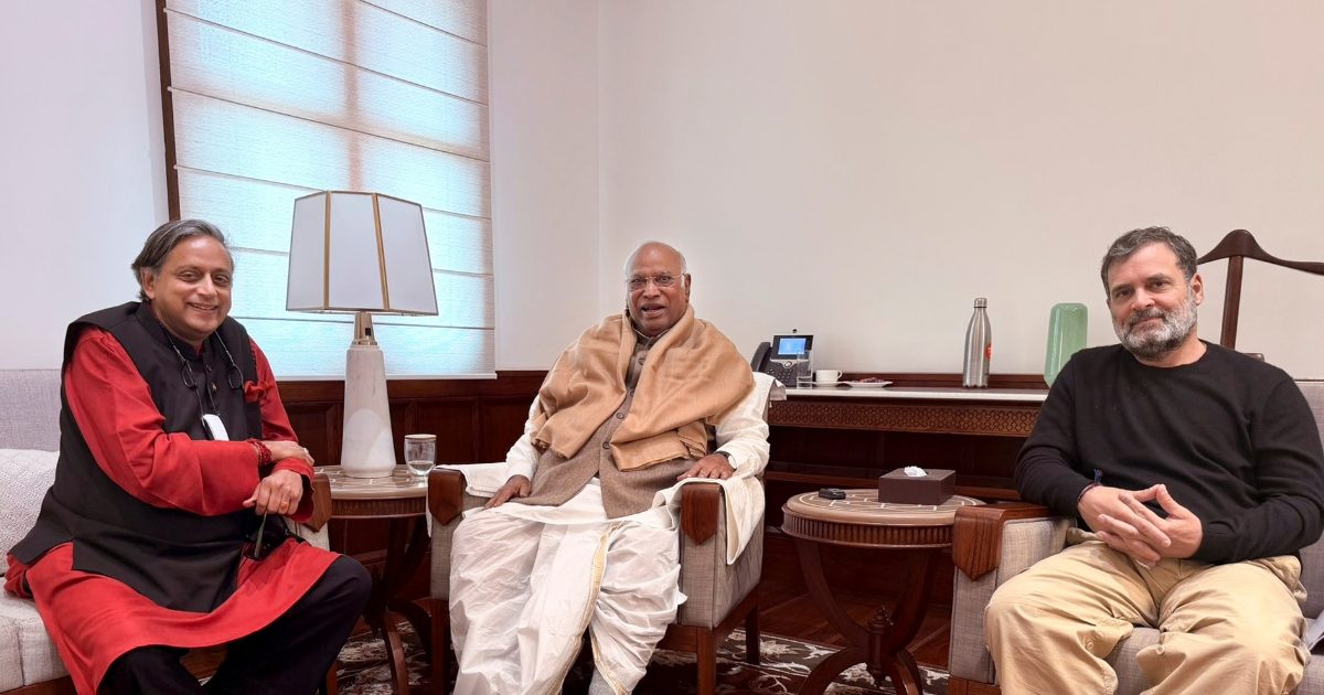 राहुल गांधी से एक मुलाकात और 'अपमान' भूल गए शशि थरूर? काफी कुछ कह गया मुस्‍कुराता चेहरा और कैजुअल लुक