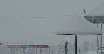 उत्तराखंड में बर्फबारी.