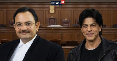 जस्टिस पुरुषेंद्र कौरव और शाहरुख खान 