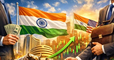 FIIs की लगातार बिकवाली थमेगी क्या? India-US ट्रेड डील में देरी के बीच बाजार की अगली दिशा पर नजर. (Image:AI)