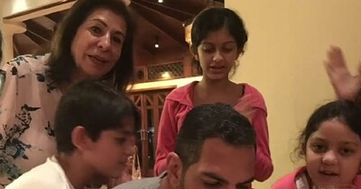 संजय कपूर अपनी बहन मंदिरा और बच्चों के साथ. (फोटो साभारः इंस्टाग्राम @mandhirakapursmith)