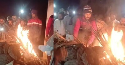 मेरठ कांड में मृतक महिला का हुआ अंतिम संस्कार.