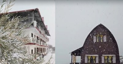 Uttarakhand Blanketed in Snow: Tourists Flock as Heavy Snowfall Transforms Mountains