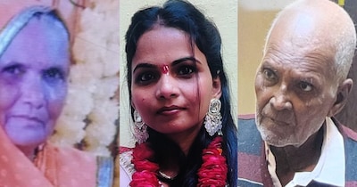 एटा में एक ही परिवार के चार लोगों की हत्या.