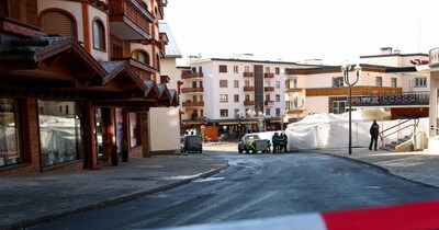 स्विट्जरलैंड में आग.