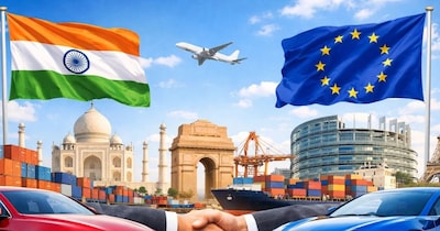 यूरोपीय कारों पर टैक्स में भारी कटौती होगी! ‘मदर ऑफ ऑल डील्स’ से बदलेगा बाजार.(Image:AI) 