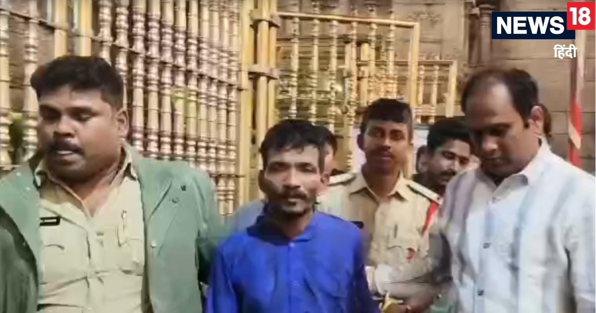 तिरुपति में मंदिर पर चढ़ा नशे में धुत शख्‍स, कलश को पहुंचाया नुकसान