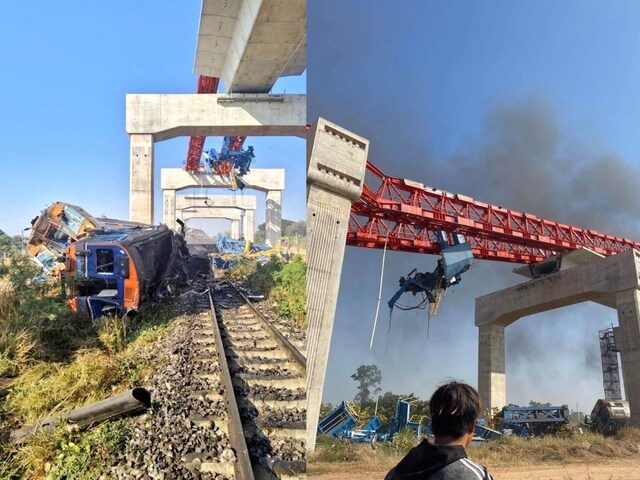 रफ्तार में थी ट्रेन, आसमान से गिरी मौत, बिछ गईं लाशें; थाईलैंड हादसे की कहानी