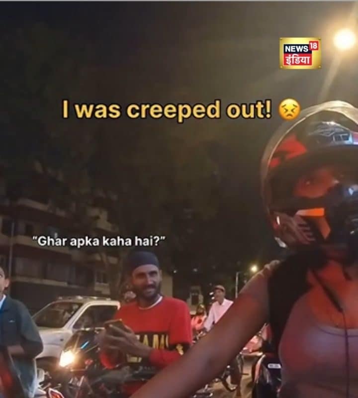 VIDEO: पहले ‘अच्छी चला रही हो बाद में घर कहां है आपका ट्रैफिक में महिला से बदसलूकी