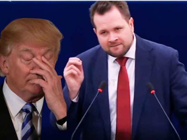 Who is the Danish MP who abused Trump and said - 'This is what he thinks'