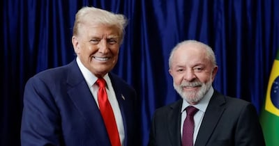 डोनाल्‍ड ट्रंप ने ब्राजील के राष्‍ट्रपत‍ि से फोन पर बात की.
