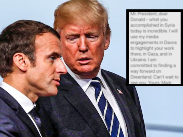 Trump leaked French President's private messages, posted direct screenshots