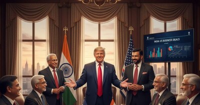 ट्रंप ने दावोस में चल रही बैठक में भारतीय कारोबारियों को आमंत्रित किया है. 