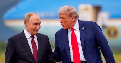 डोनाल्ड ट्रंप और व्लादिमीर पुतिन. (Credit- Reuters)