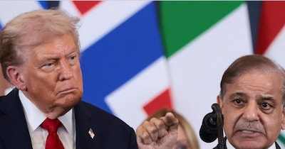 डोनाल्ड ट्रंप-शहबाज शरीफ. (Credit- Reuters)