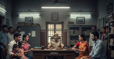 पत्नी को प्रेमी के साथ भेज दिया पति