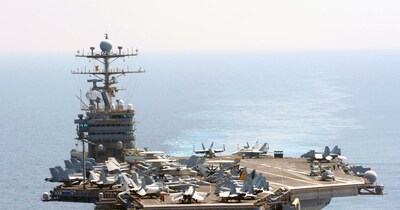 अमेरिकी नेवी का USS अब्राहम लिंकन.