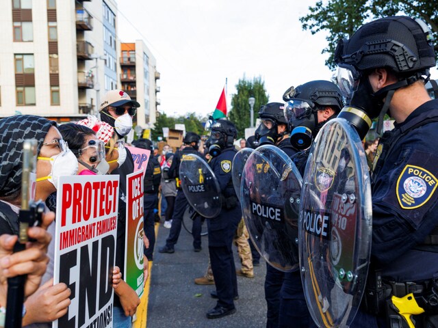 Trump keeps his eyes on Iran, boils over ICE in America's house